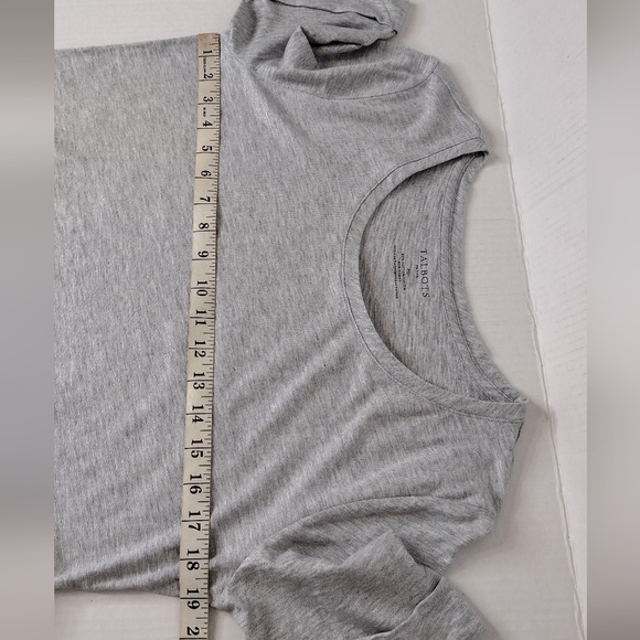 NWT Talbots Petite Women's Metallic Summer Pullover Short Sleeve Tee Size MP - Picture 13 of 14